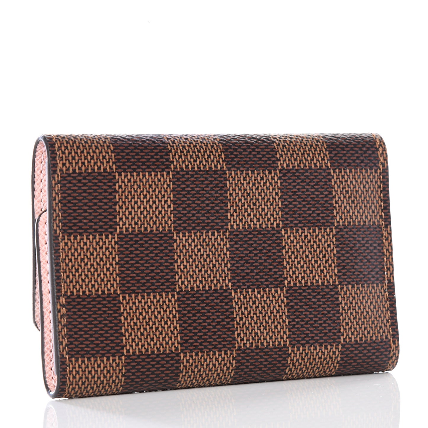 Damier Ebene Multicles 6 Key Holder Rose Ballerine