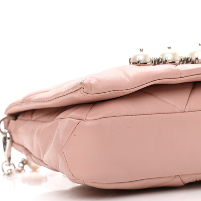 Miu Miu Nappa Patch Pearl Shoulder Bag Orchidea 11 of 12