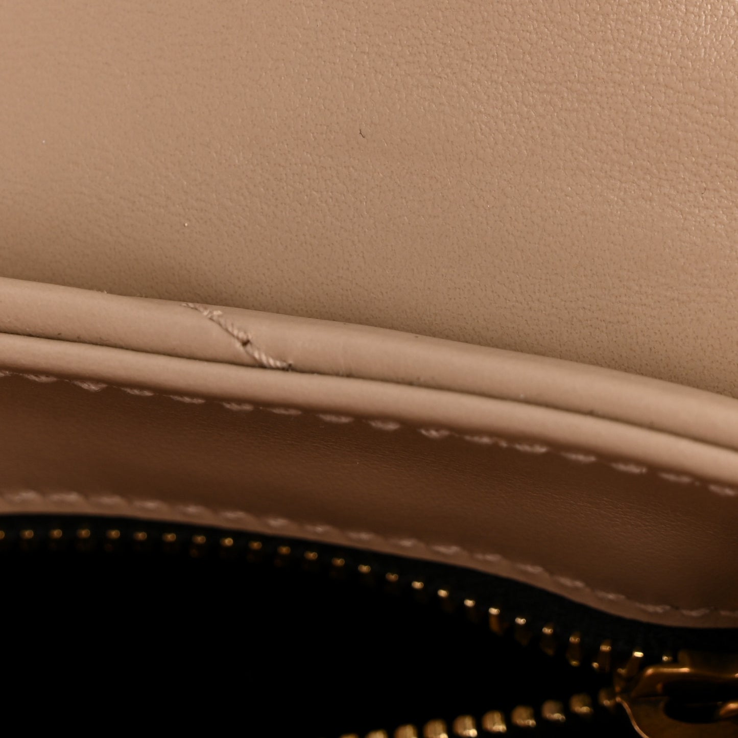 Calfskin Y Quilted Monogram Toy Loulou Crossbody Bag Dark Beige