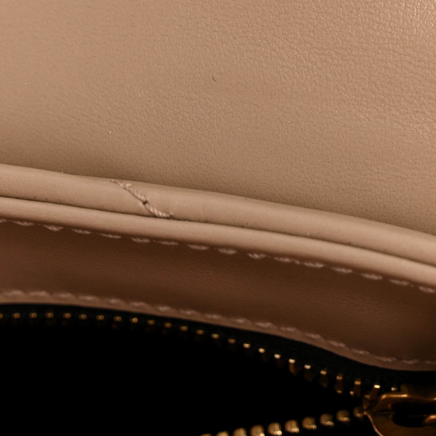 Saint Laurent Calfskin Y Quilted Monogram Toy Loulou Crossbody Bag Dark Beige 11 of 11