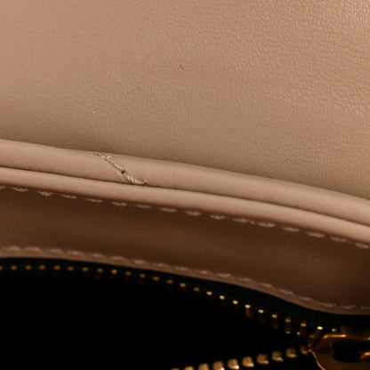 Saint Laurent Calfskin Y Quilted Monogram Toy Loulou Crossbody Bag Dark Beige 11 of 11