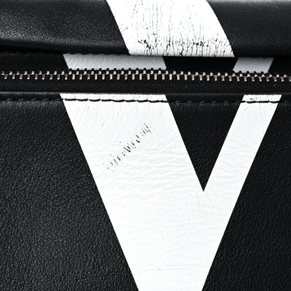 Valentino Garavani Calfskin Go Logo Belt Bag Black White 12 of 18