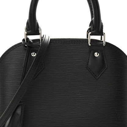 Louis Vuitton Epi Alma BB Black 7 of 9