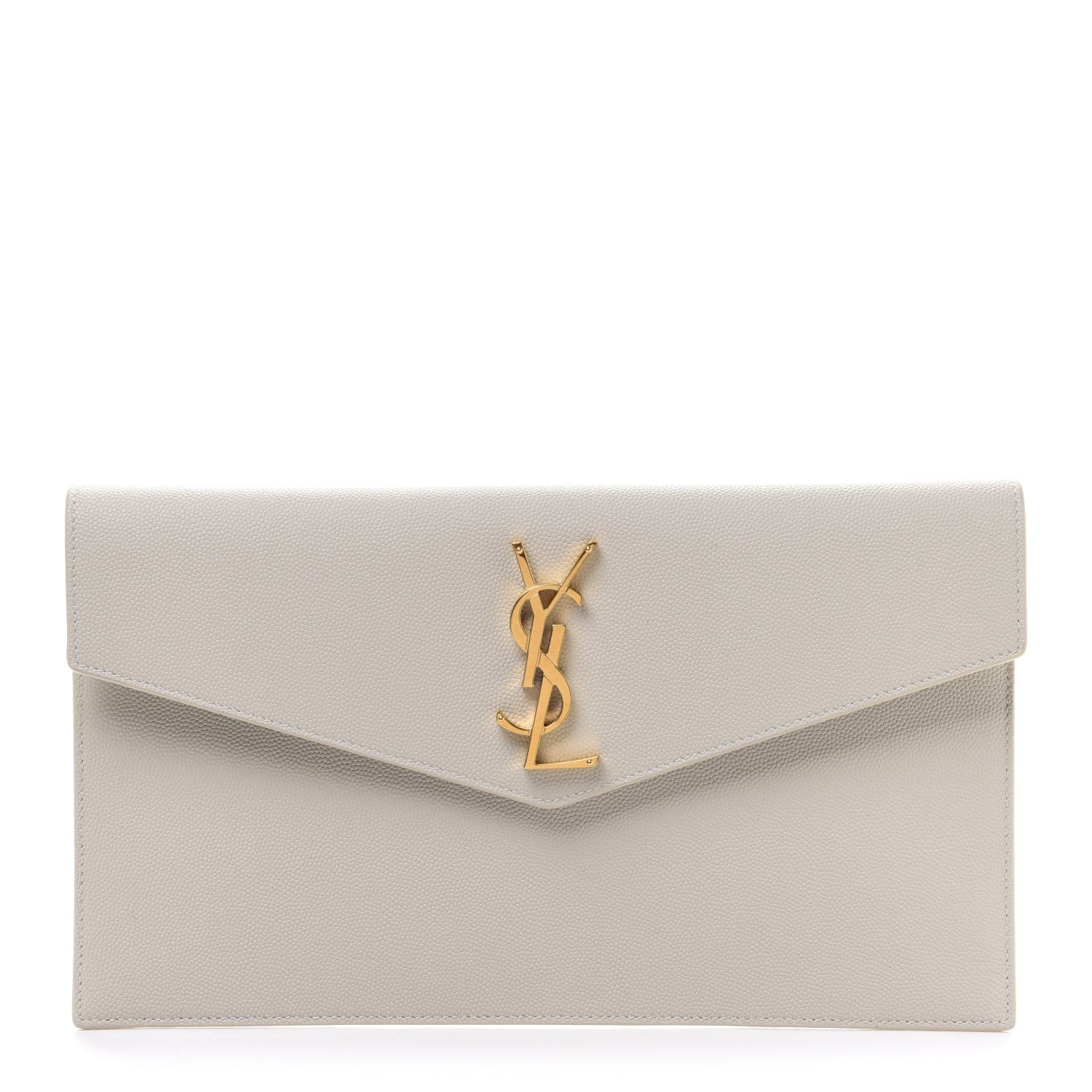 Saint Laurent Grain De Poudre Uptown Pouch Crema Soft 1 of 9