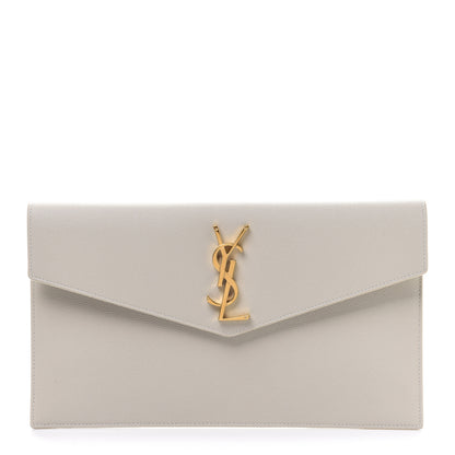 Saint Laurent Grain De Poudre Uptown Pouch Crema Soft 1 of 9