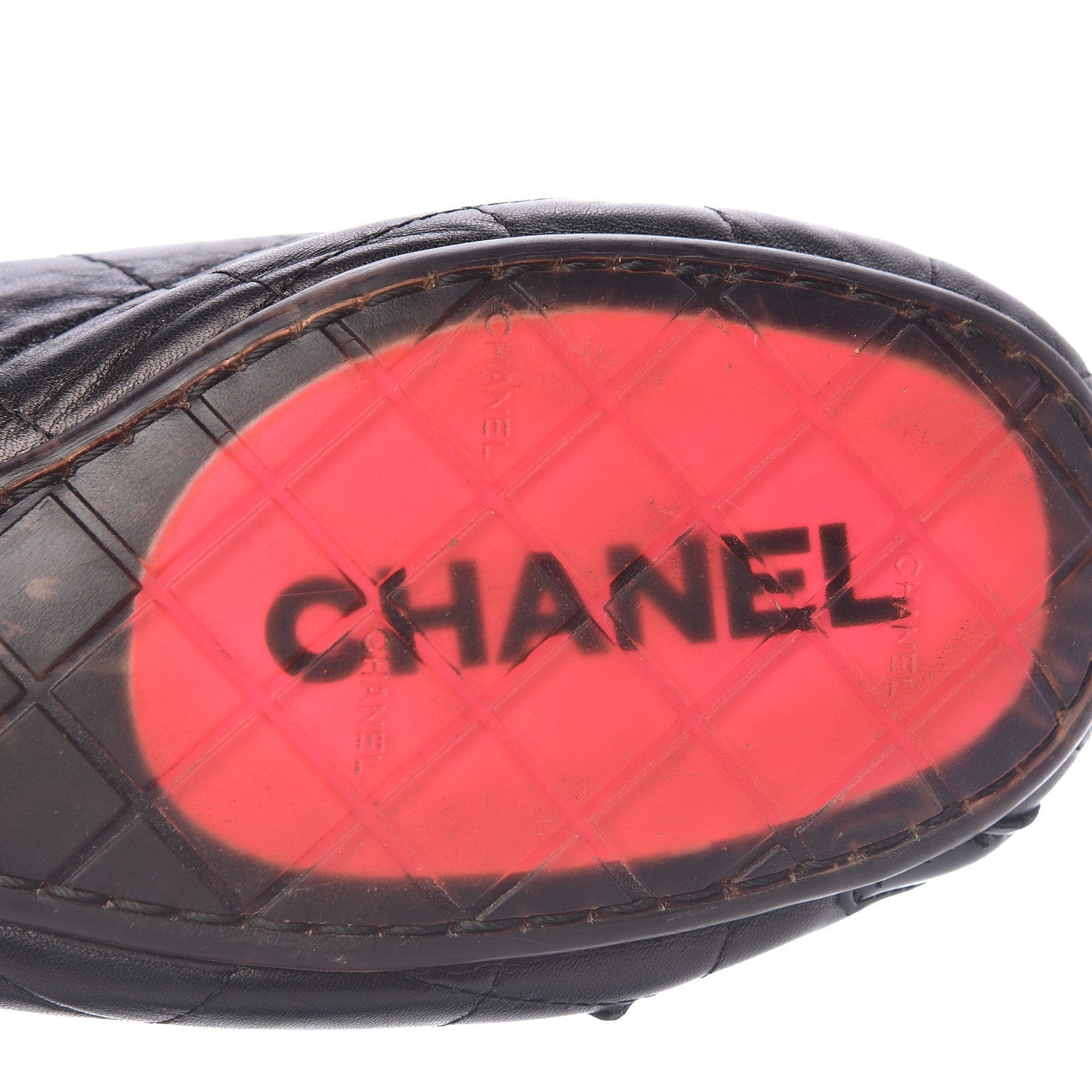 Chanel Lambskin Quilted Cambon Ballerina Flats 40.5 Black 11 of 12