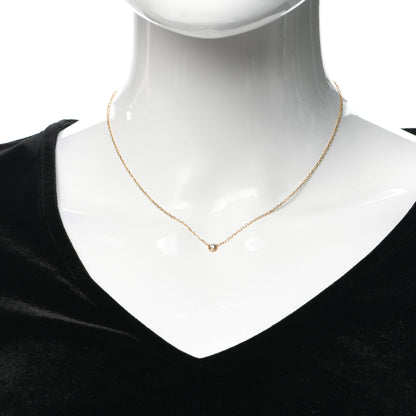 Cartier 18K Yellow Gold Diamond SM D'Amour Pendant Necklace 2 of 7