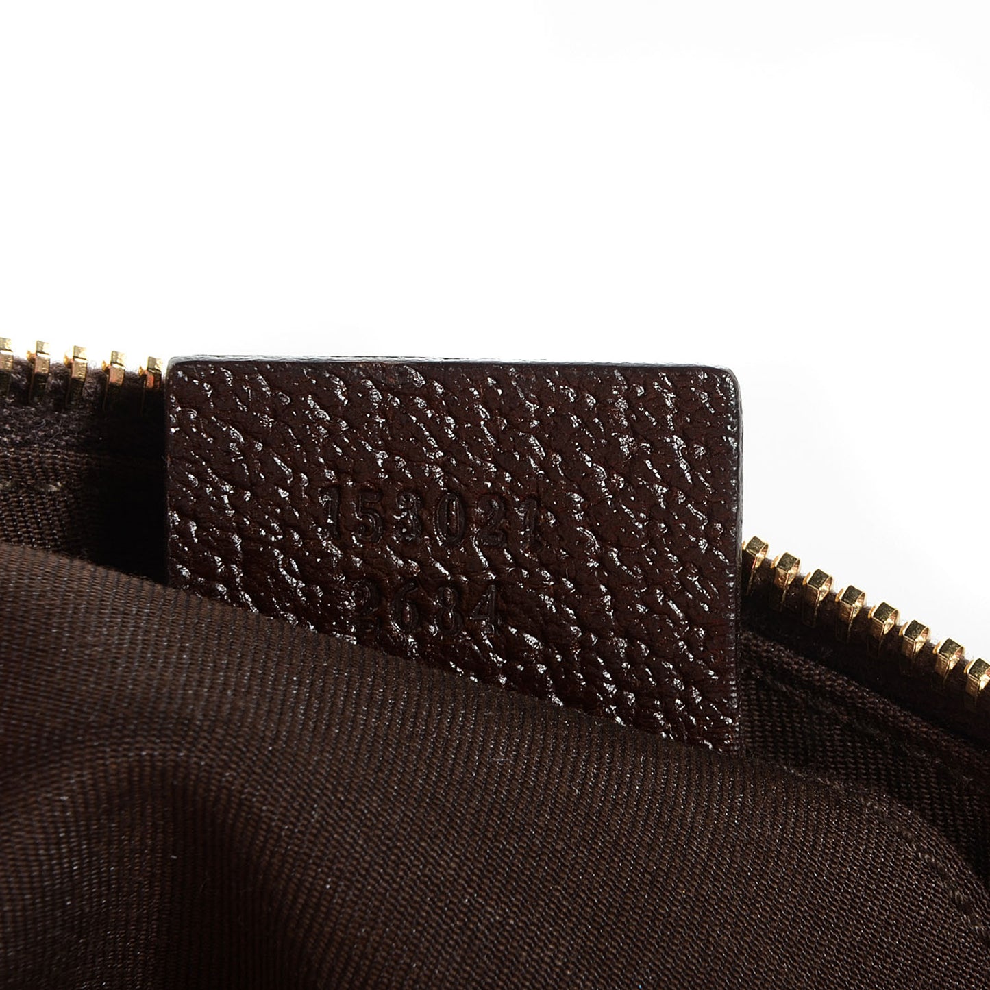 Monogram Bumble Bee Charm Pochette Brown