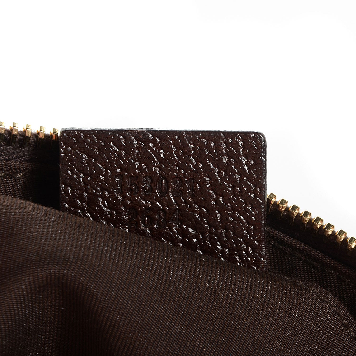 Gucci Monogram Bumble Bee Charm Pochette Brown 7 of 7