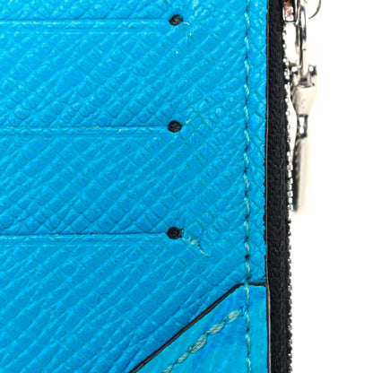 Louis Vuitton Taigarama Coin Card Holder Blue Lagoon 8 of 8