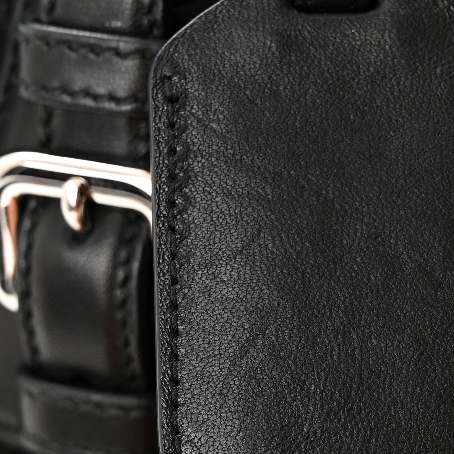 Tessuto Nylon Gaufre Shopping Satchel Black