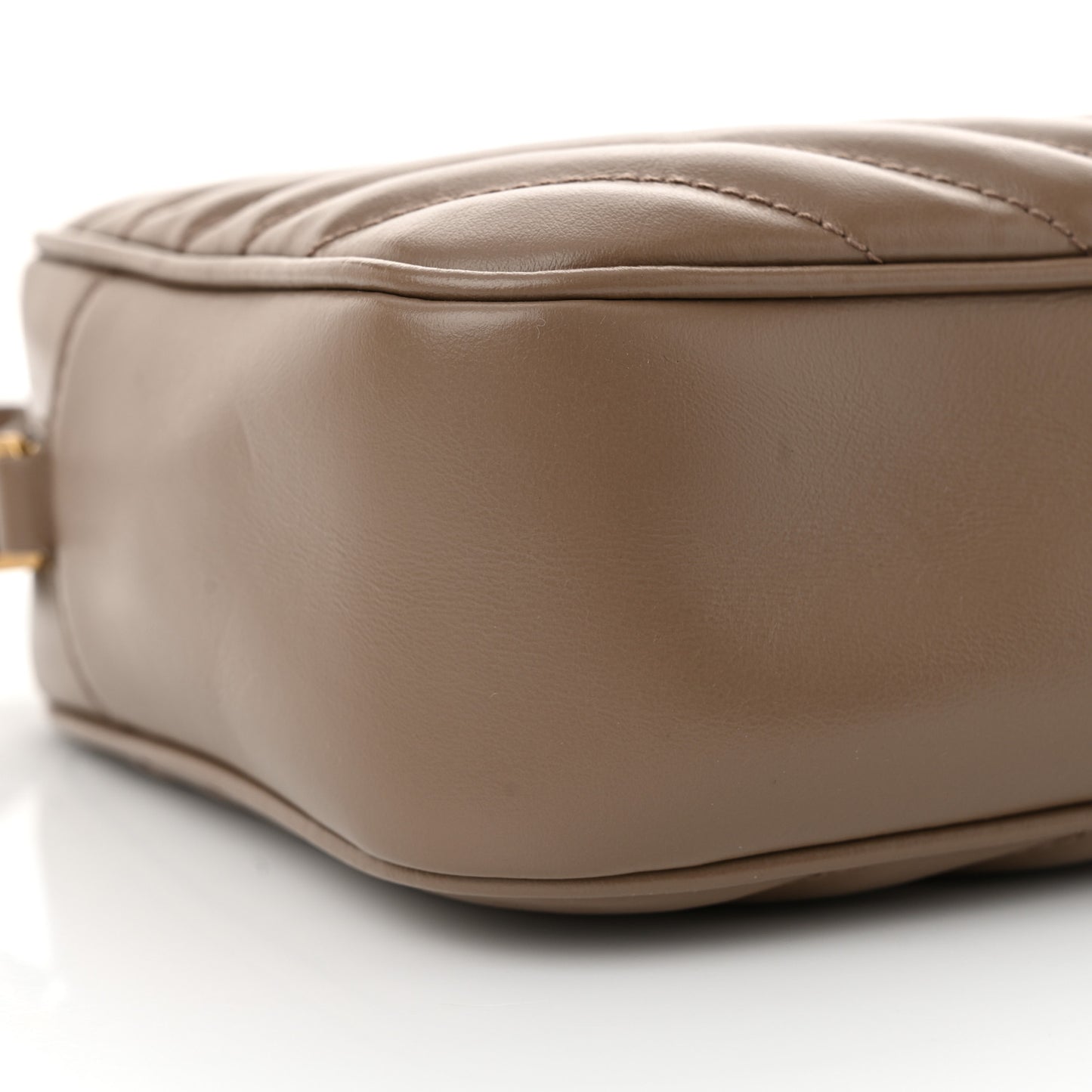 Calfskin Matelasse Monogram Lou Camera Bag Taupe