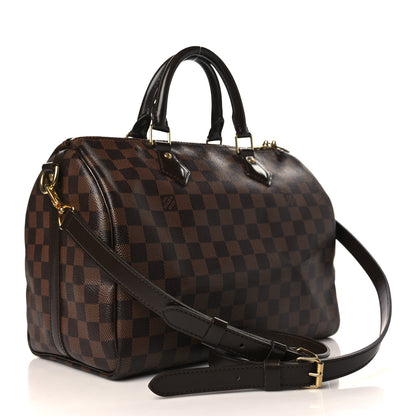 Louis Vuitton Damier Ebene Speedy Bandouliere 30 3 of 8