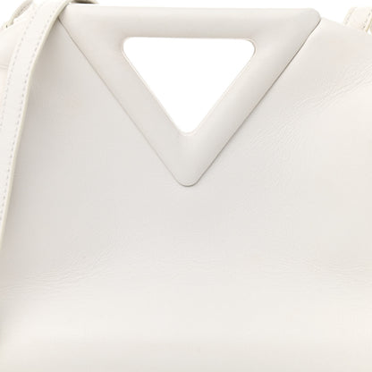 Bottega Veneta Calfskin Small The Point Triangle Bag Chalk 7 of 10