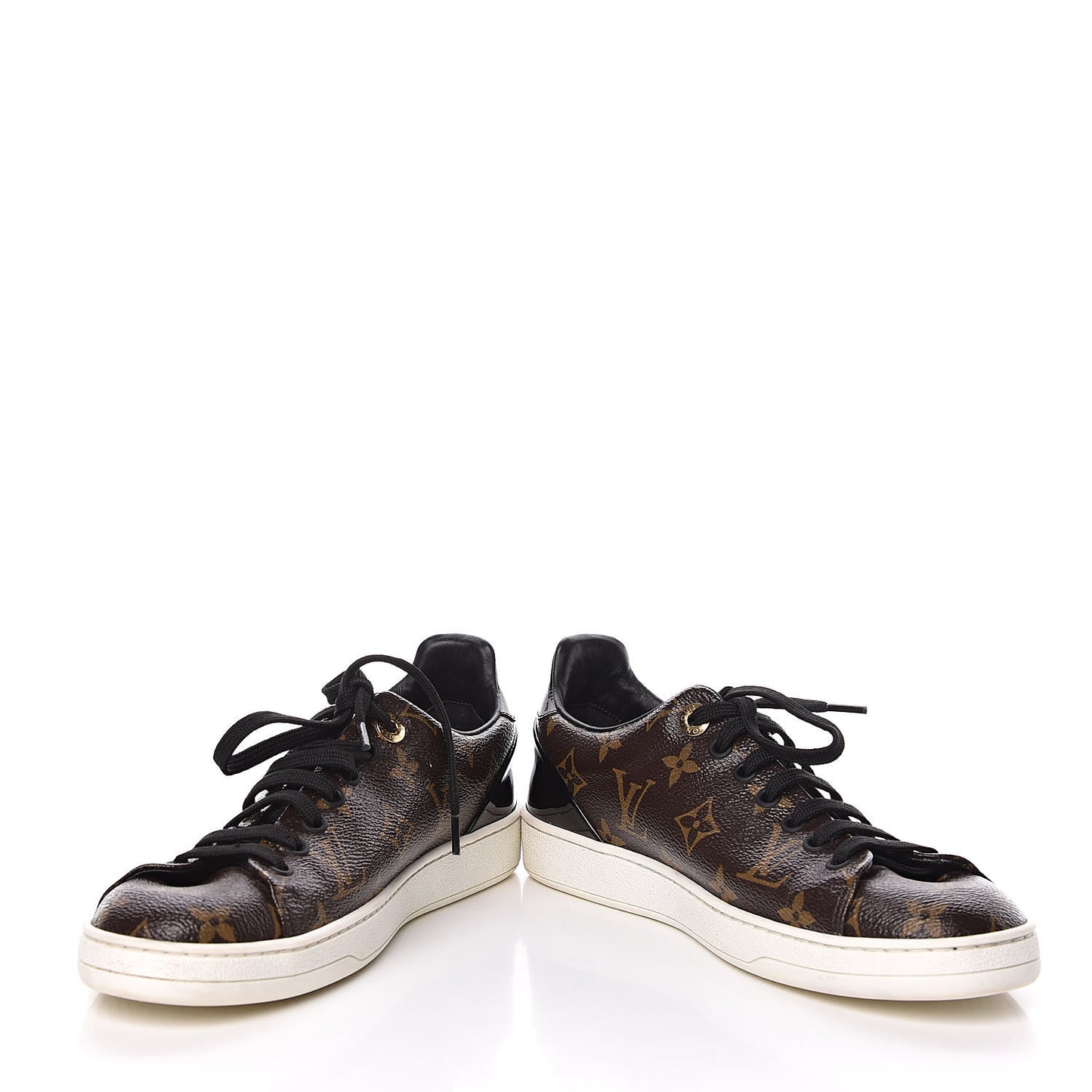 Patent Monogram Frontrow Sneakers 37