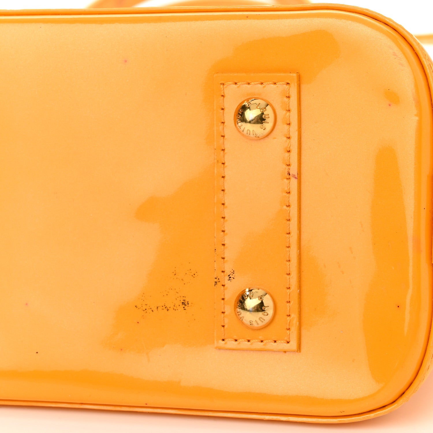 Louis Vuitton Vernis Alma BB Jaune Passion 12 of 13