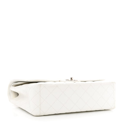 Chanel Caviar Quilted Maxi Double Flap White 4 of 14