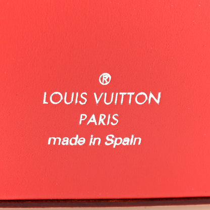 Louis Vuitton Monogram Elizabeth Pencil Pouch Red 6 of 10