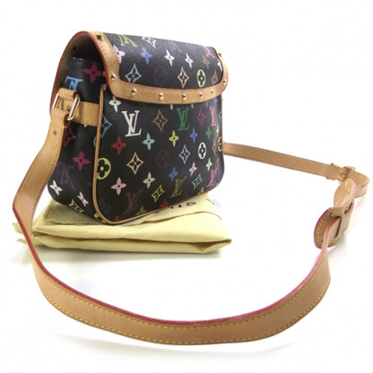 Louis Vuitton Monogram Multicolor Sologne Black 3 of 11