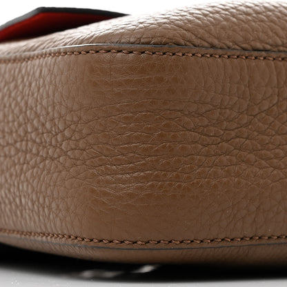 Fendi Cuoio Romano Selleria Large Baguette Fango Papavero 9 of 10