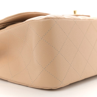 Chanel Caviar Quilted Jumbo Double Flap Beige Clair 9 of 12