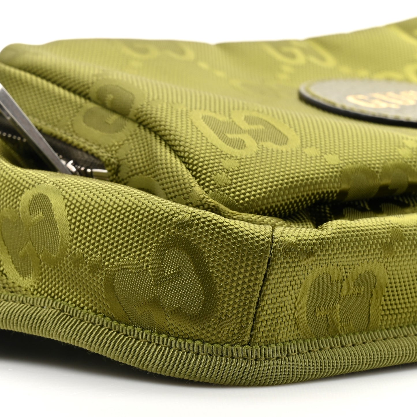 Econyl Nylon Monogram Off The Grid Large Belt Bag Green