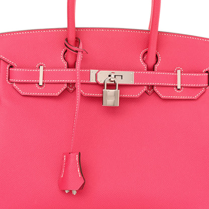 Hermes Epsom Birkin 30 Rose Tyrien 8 of 11