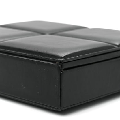 Bottega Veneta Calfskin Padded Mini Trunk Black 12 of 14