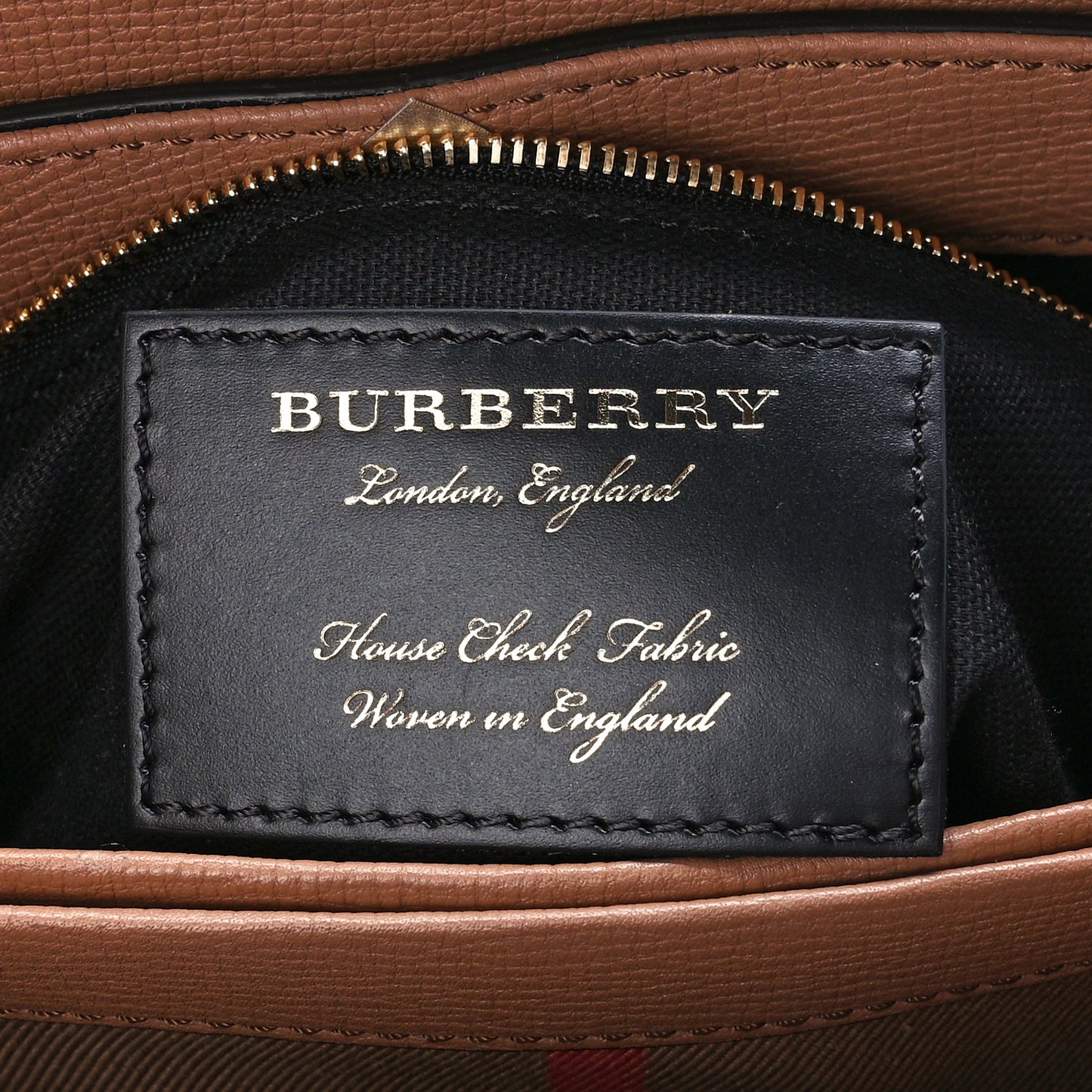 Derby Calfskin House Check Small Camberley Dark Sand