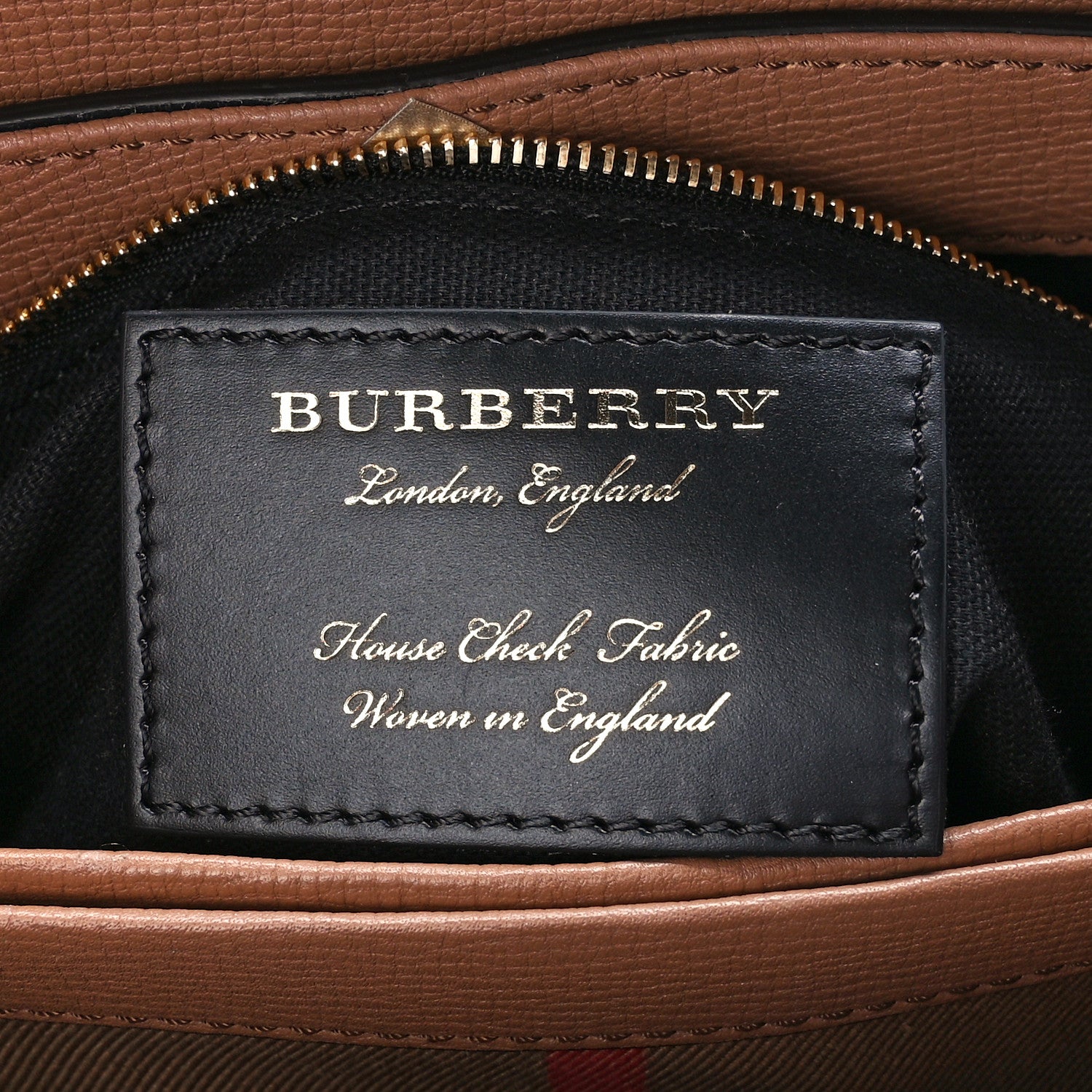 Burberry Derby Calfskin House Check Small Camberley Dark Sand 6 of 12