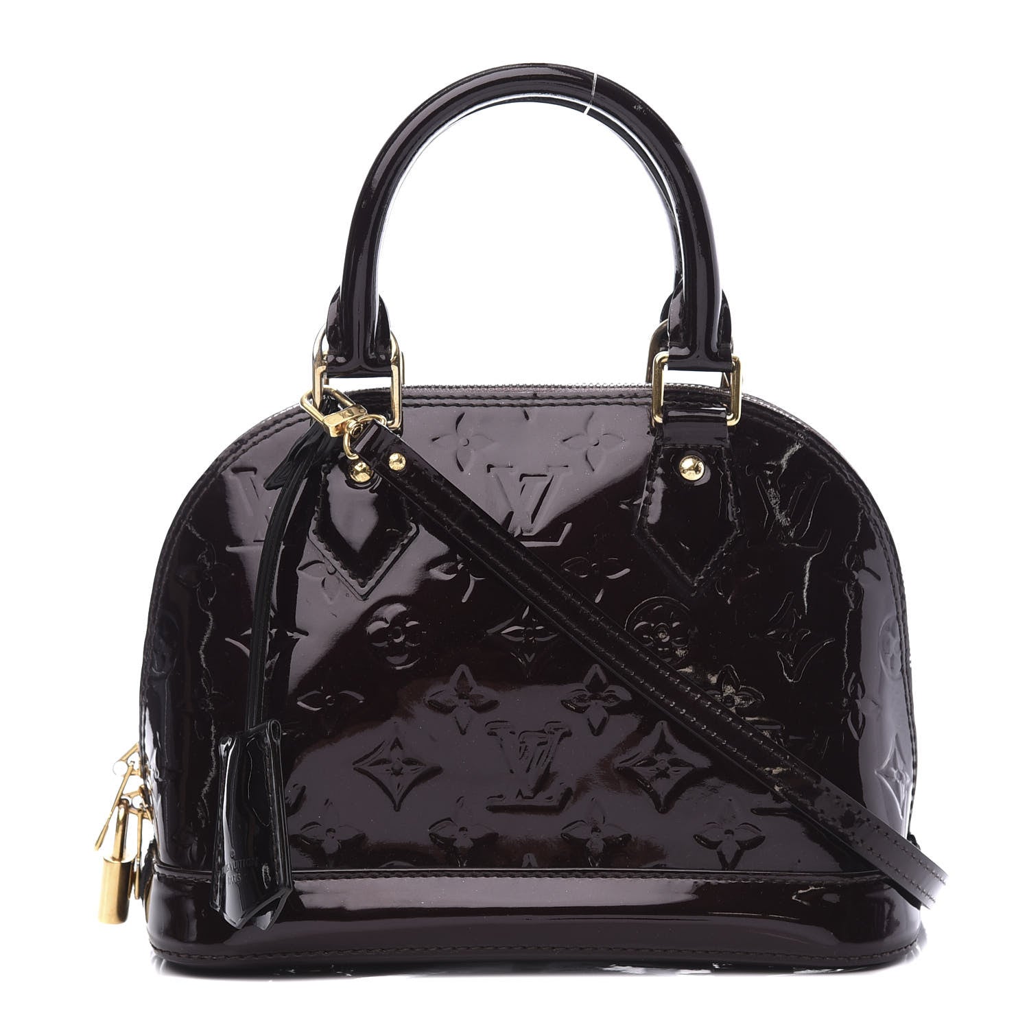 Louis Vuitton Vernis Alma BB Amarante 1 of 11
