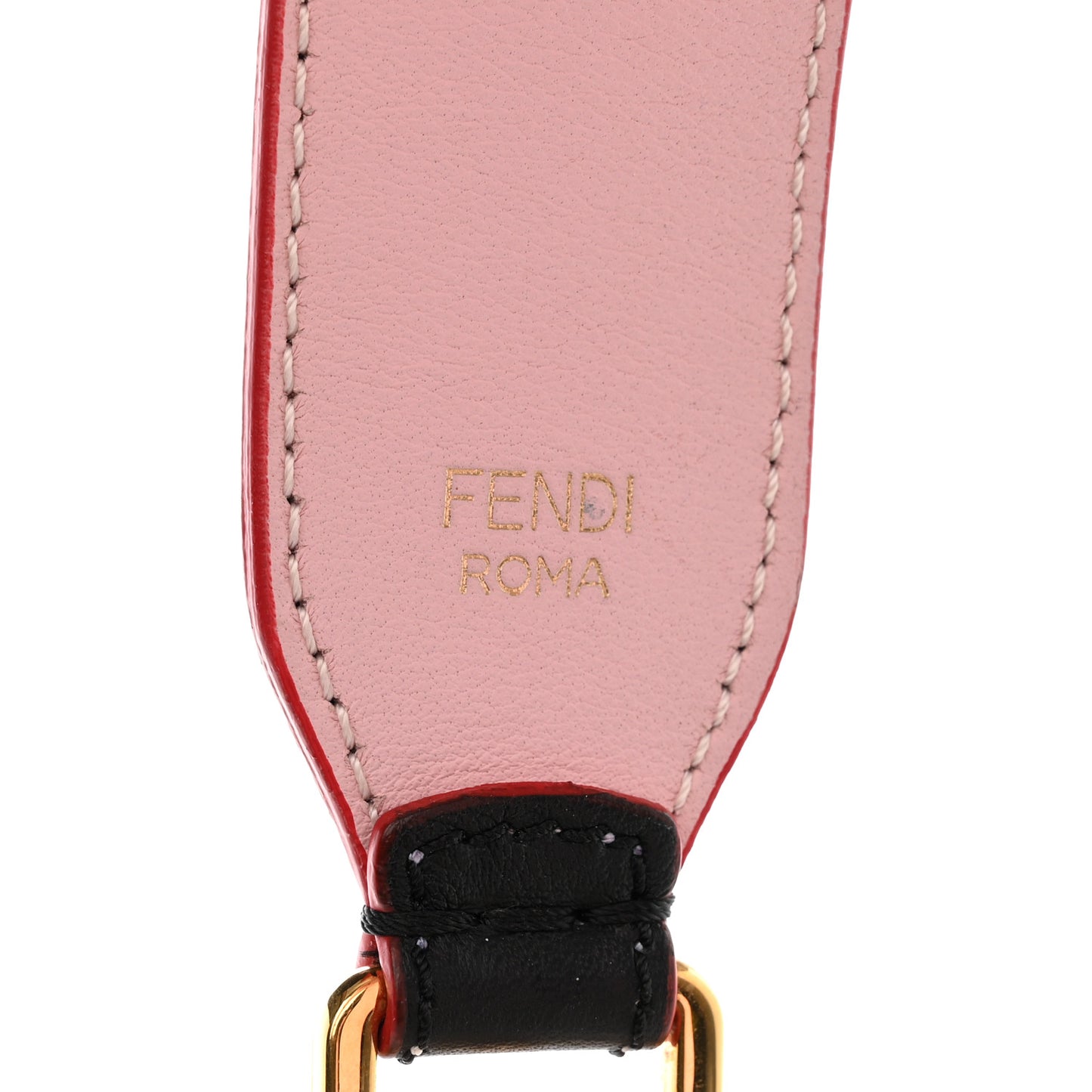 Vitello Dolce Tri-Color Buttoned Strap You Black Peonia Cuoio