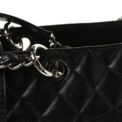 Chanel Caviar Quilted Grand Shopping Tote GST Black 15 of 16