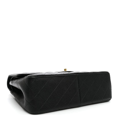 Chanel Caviar Quilted Jumbo Double Flap Black 4 of 10