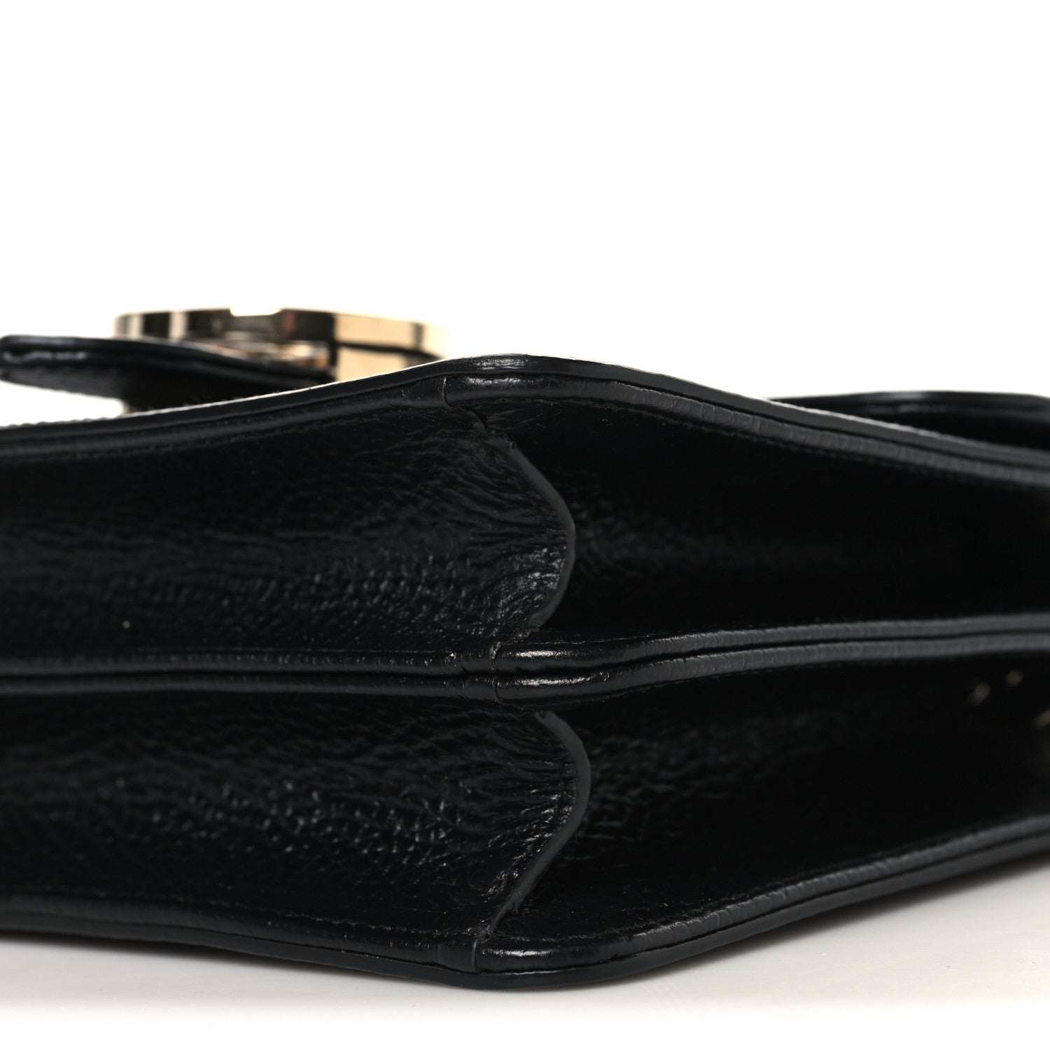 Gucci Dollar Calfskin Small Interlocking G Shoulder Bag Black 11 of 11