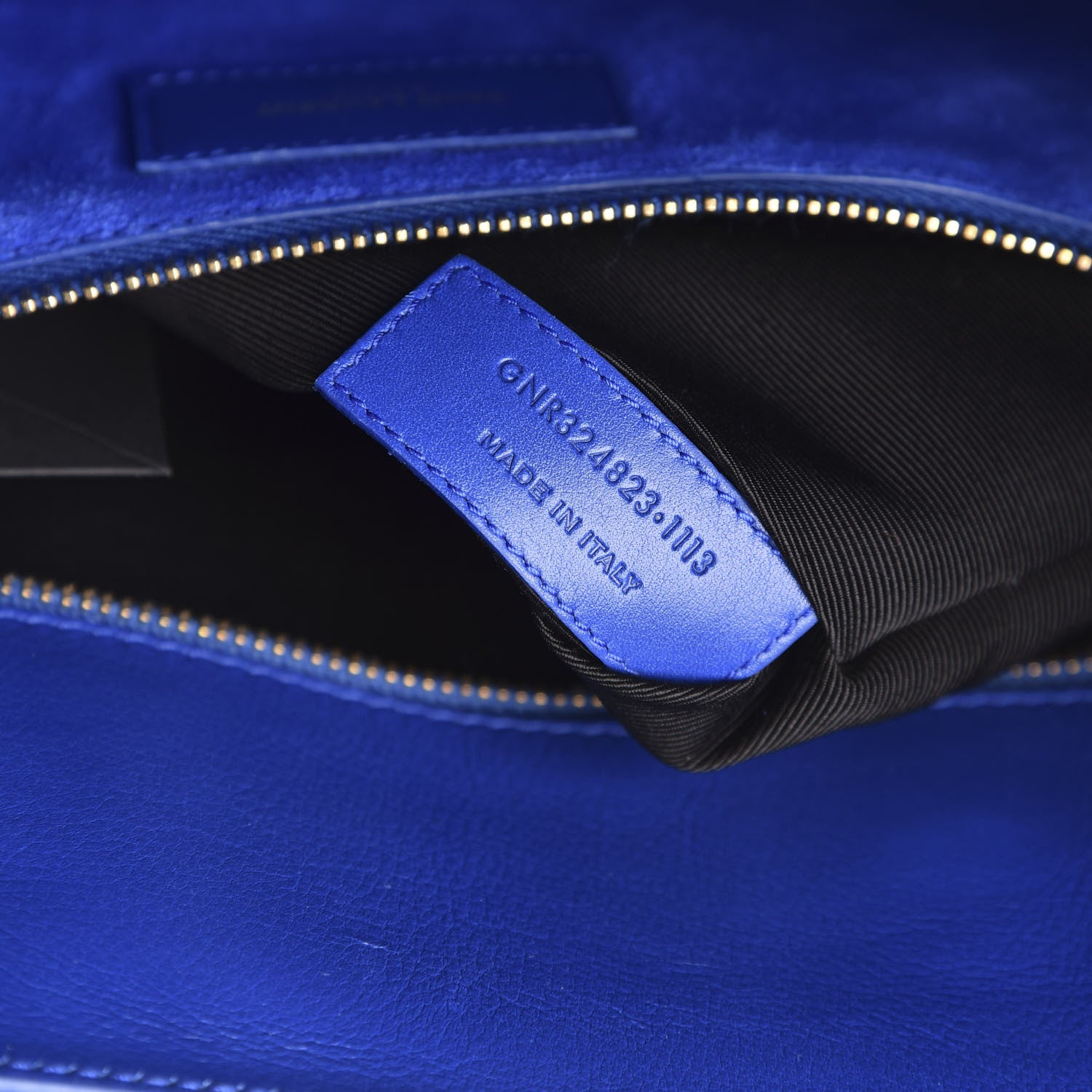 Saint Laurent Calfskin Small Sac De Jour Blue Majorelle 7 of 10