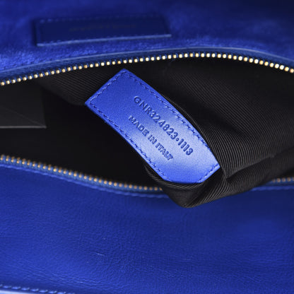 Saint Laurent Calfskin Small Sac De Jour Blue Majorelle 7 of 10
