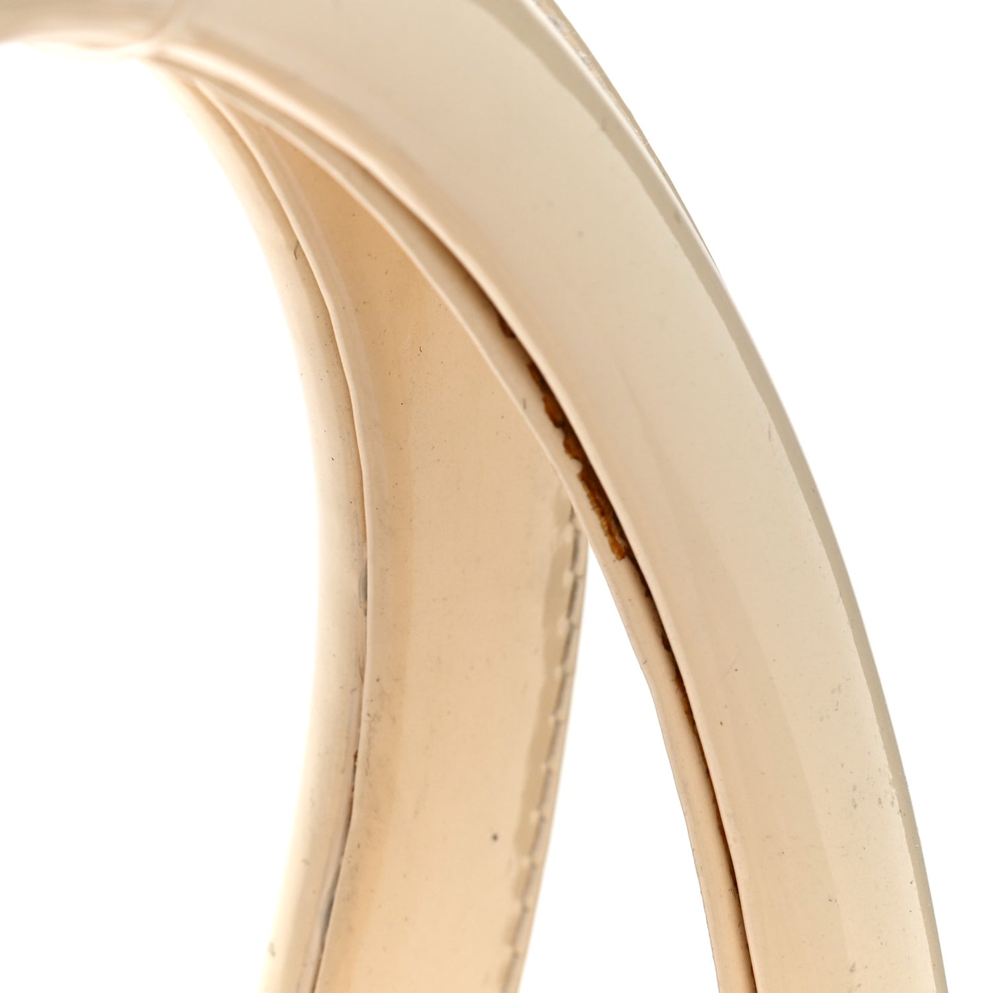 Patent Cannage Stitched Medium Lady Dior White