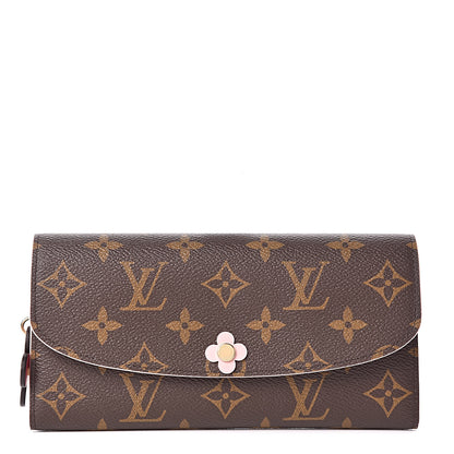 Louis Vuitton Monogram Bloom Flower Emilie Wallet 1 of 7