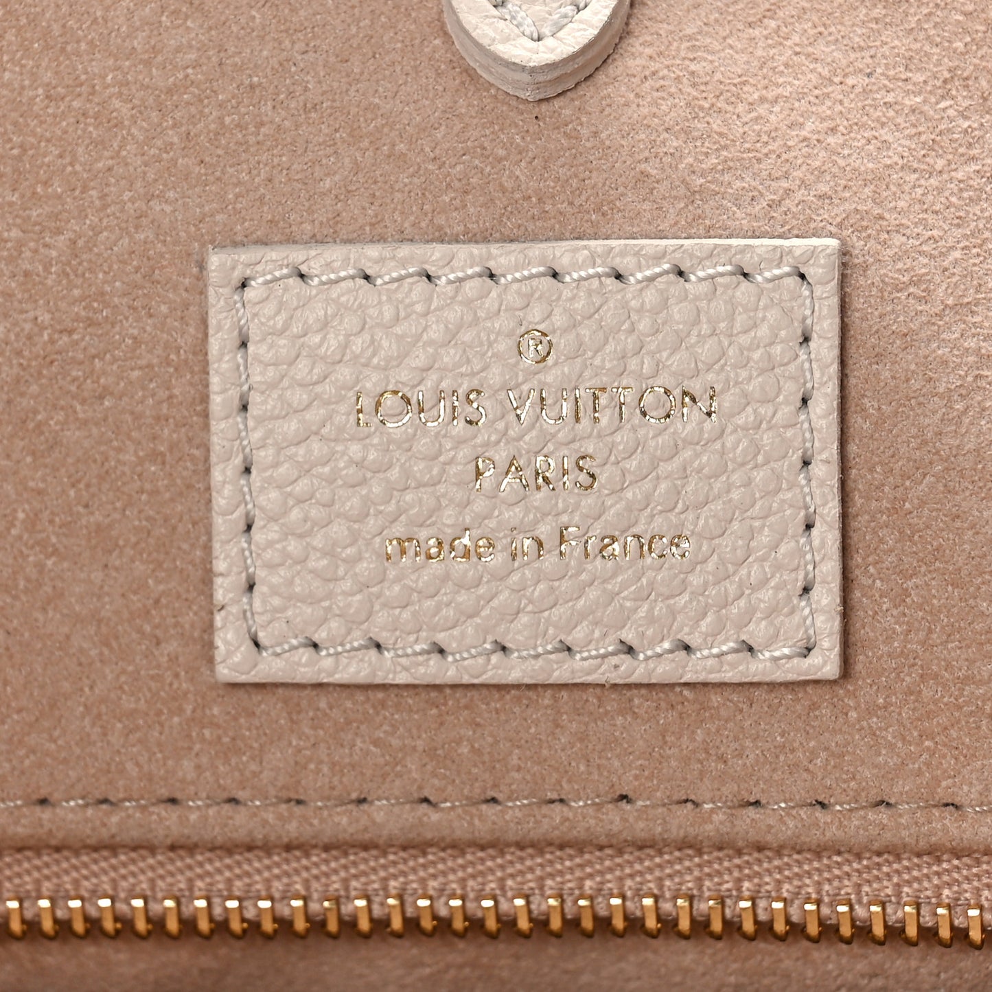 Empreinte Monogram Spring In The City Onthego MM Kaki Beige Cream