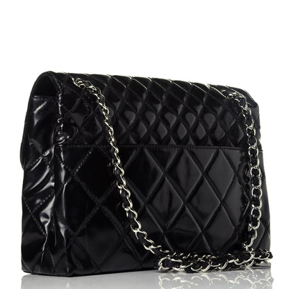 Chanel Vinyl Quilted In the Business Flap Bag Black 3 of 9