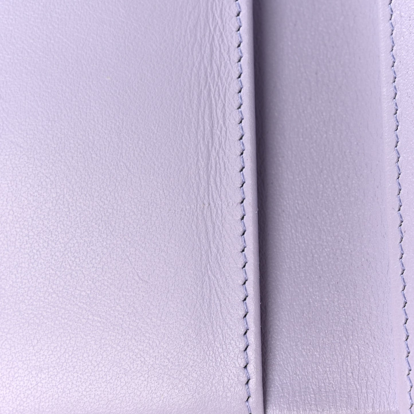 Caviar Quilted Medium Flap Wallet Light Purple