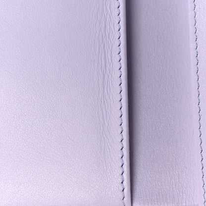 Chanel Caviar Quilted Medium Flap Wallet Light Purple 10 of 14