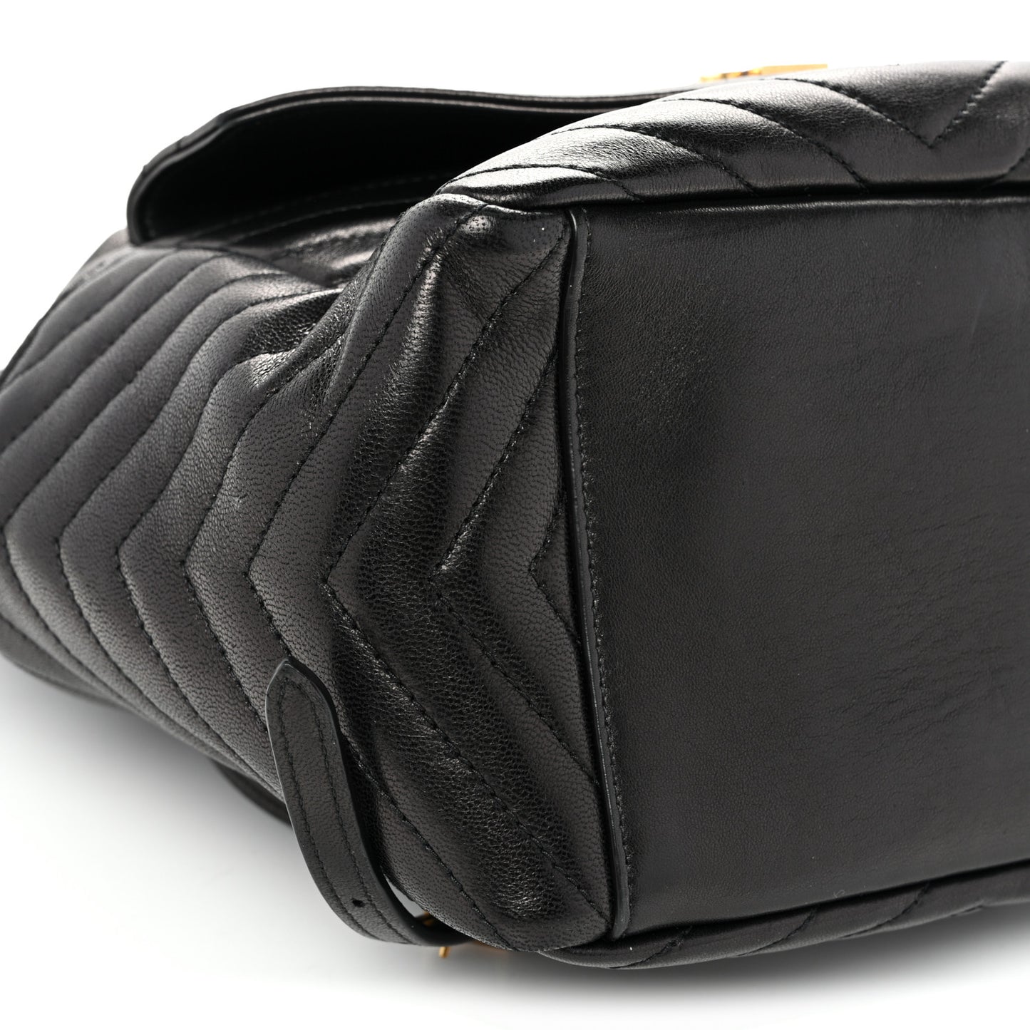 Lambskin Matelasse Monogram Joe Backpack Black