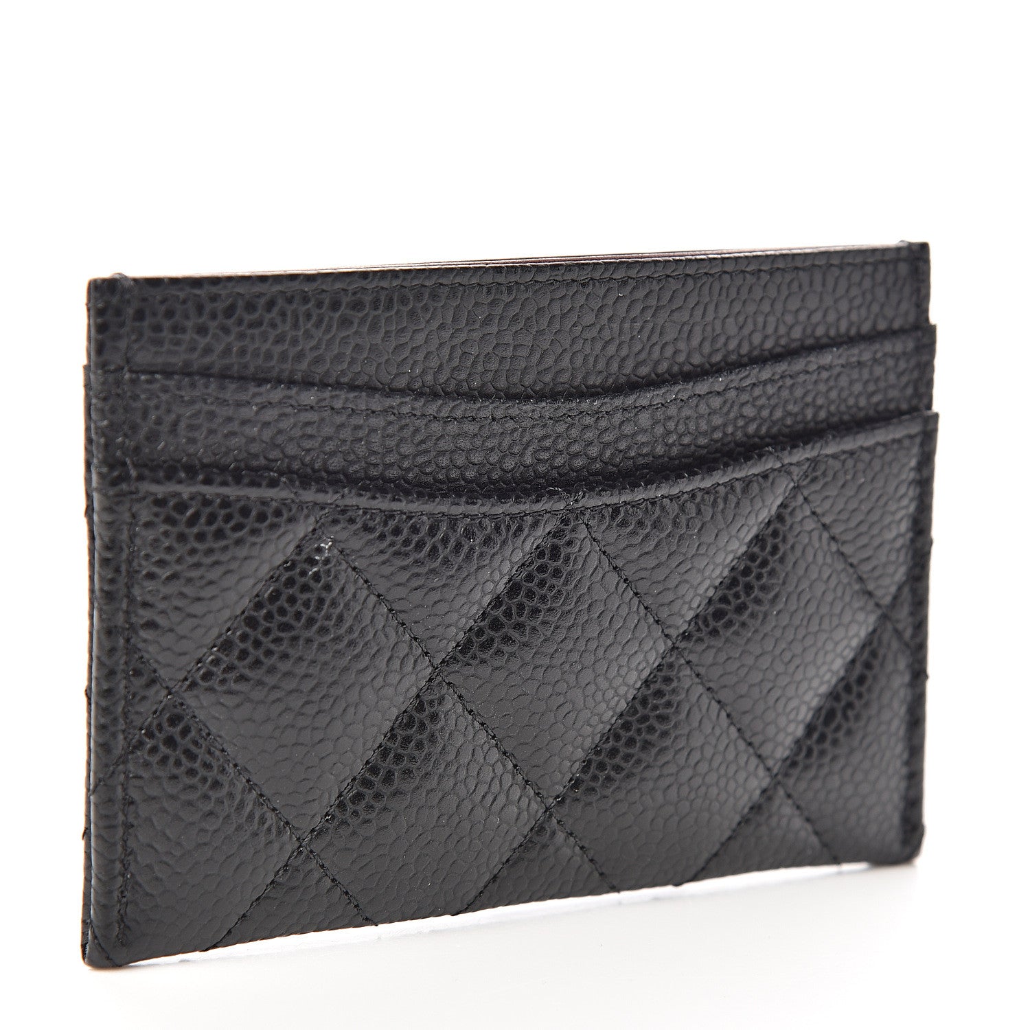 Chanel Caviar Quilted Card Holder Black 2 of 8
