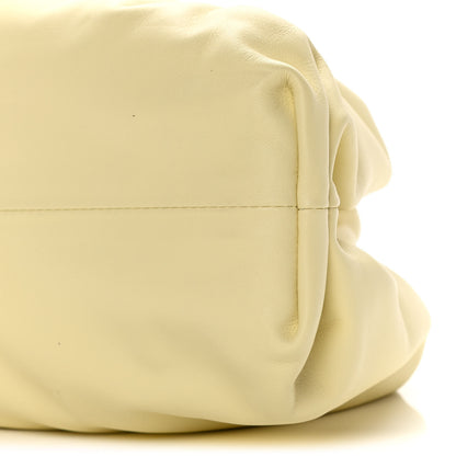 Bottega Veneta Smooth Butter Calf The Pouch Oversized Clutch Ice Cream 8 of 9