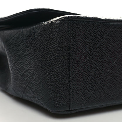 Chanel Caviar Quilted Maxi Double Flap Black 9 of 10