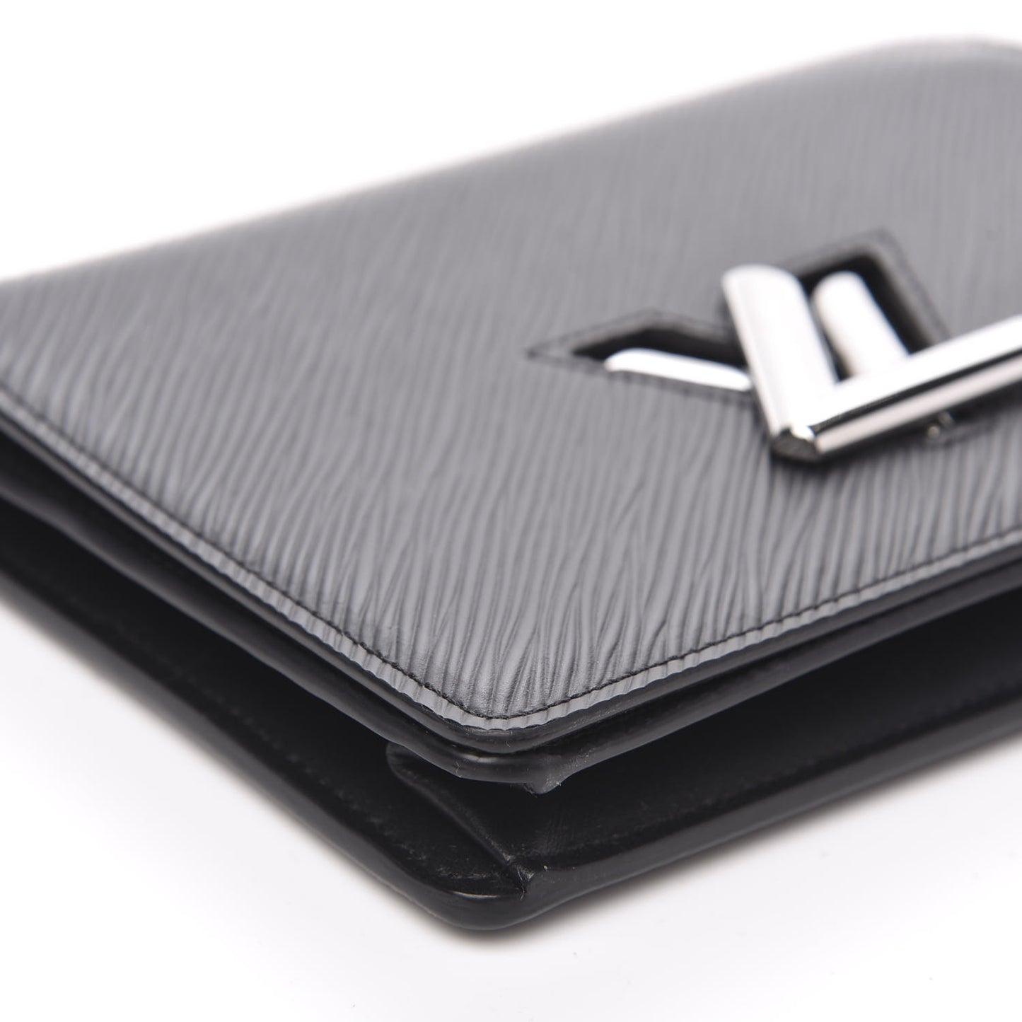 Epi Twist Belt Chain Wallet Black