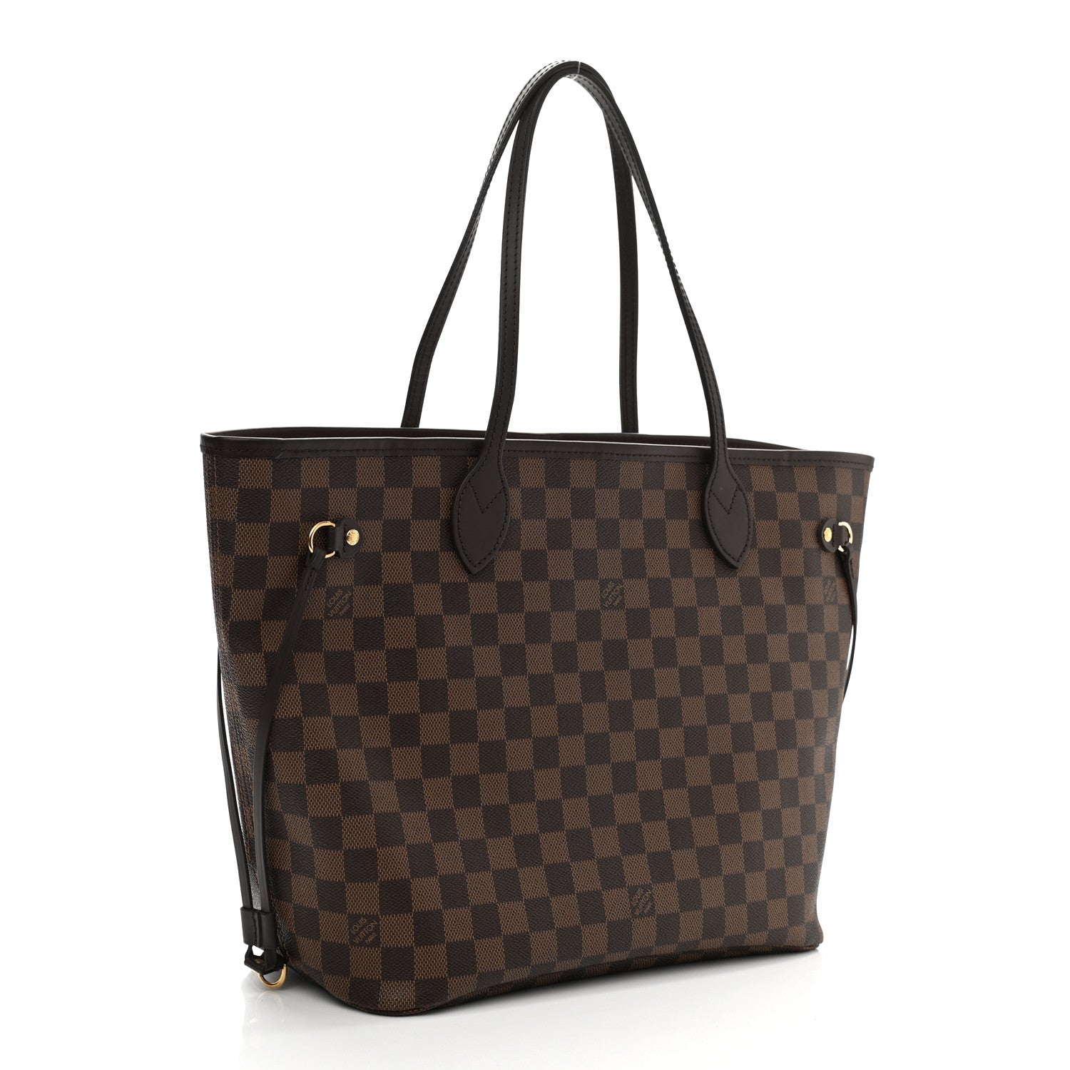 Louis Vuitton Damier Ebene Neo Neverfull MM Rose Ballerine 3 of 11