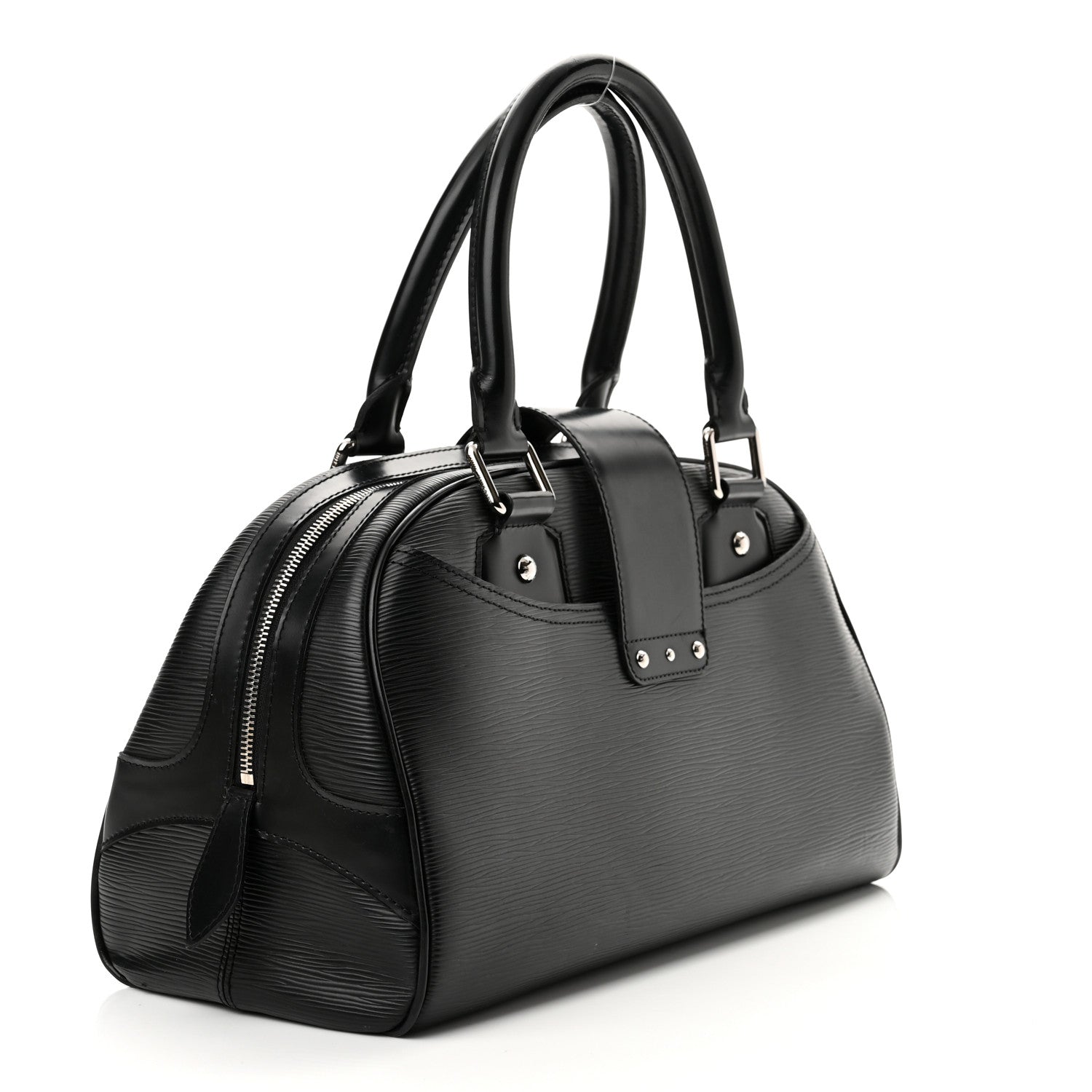 Louis Vuitton Epi Bowling Montaigne GM Black 3 of 9